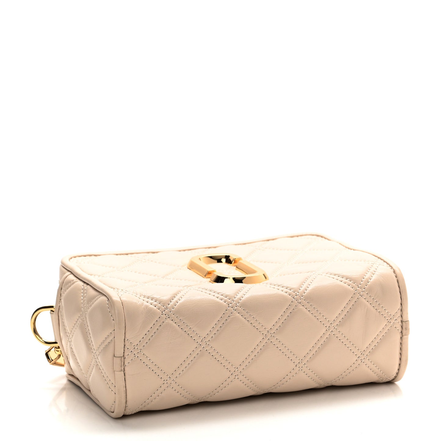 Calfskin Quilted The Softshot 21 Bag Ivory