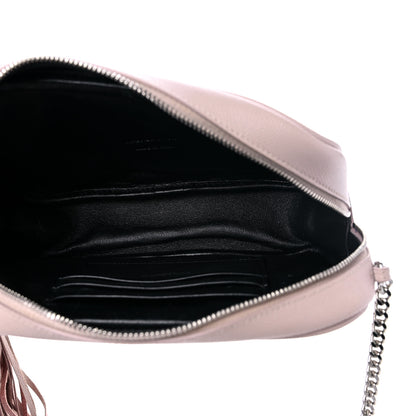 Saint Laurent Grain De Poudre Matelasse Monogram Mini Lou Camera Bag Marble Pink 5 of 11