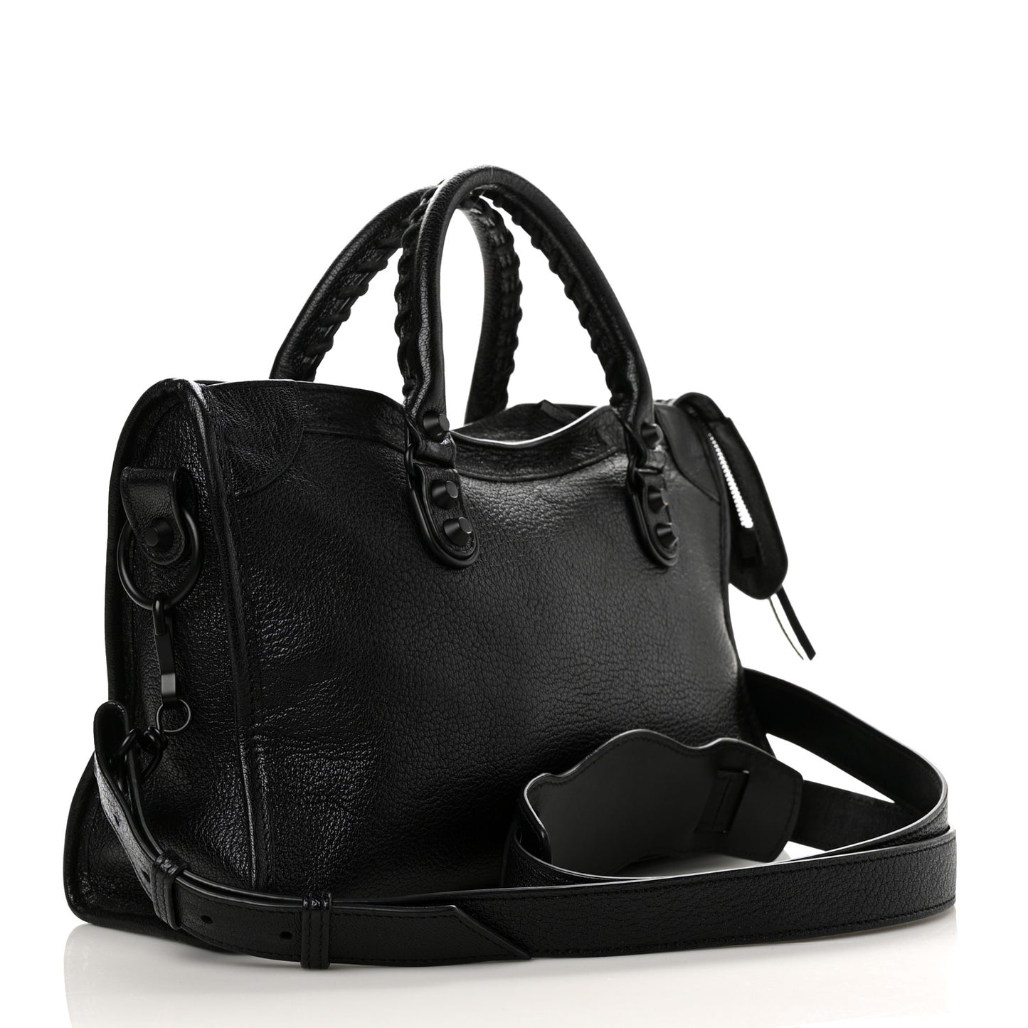 Chevre Black Metallic Edge Hardware S City Black