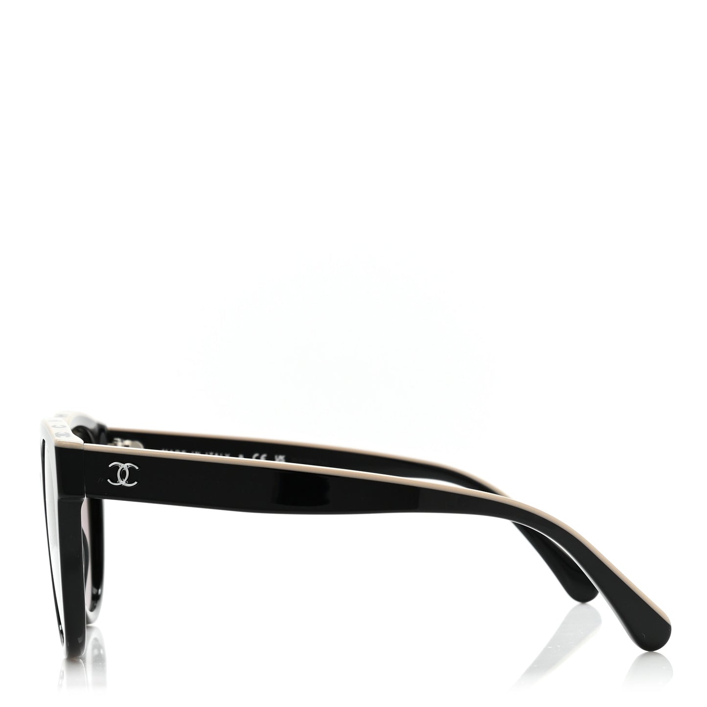 Acetate CC Butterfly Sunglasses 5414 Black Beige