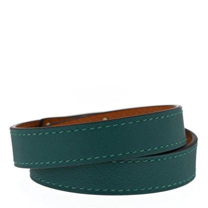 Hermes Swift Kelly Double Tour Bracelet S Malachite 3 of 7