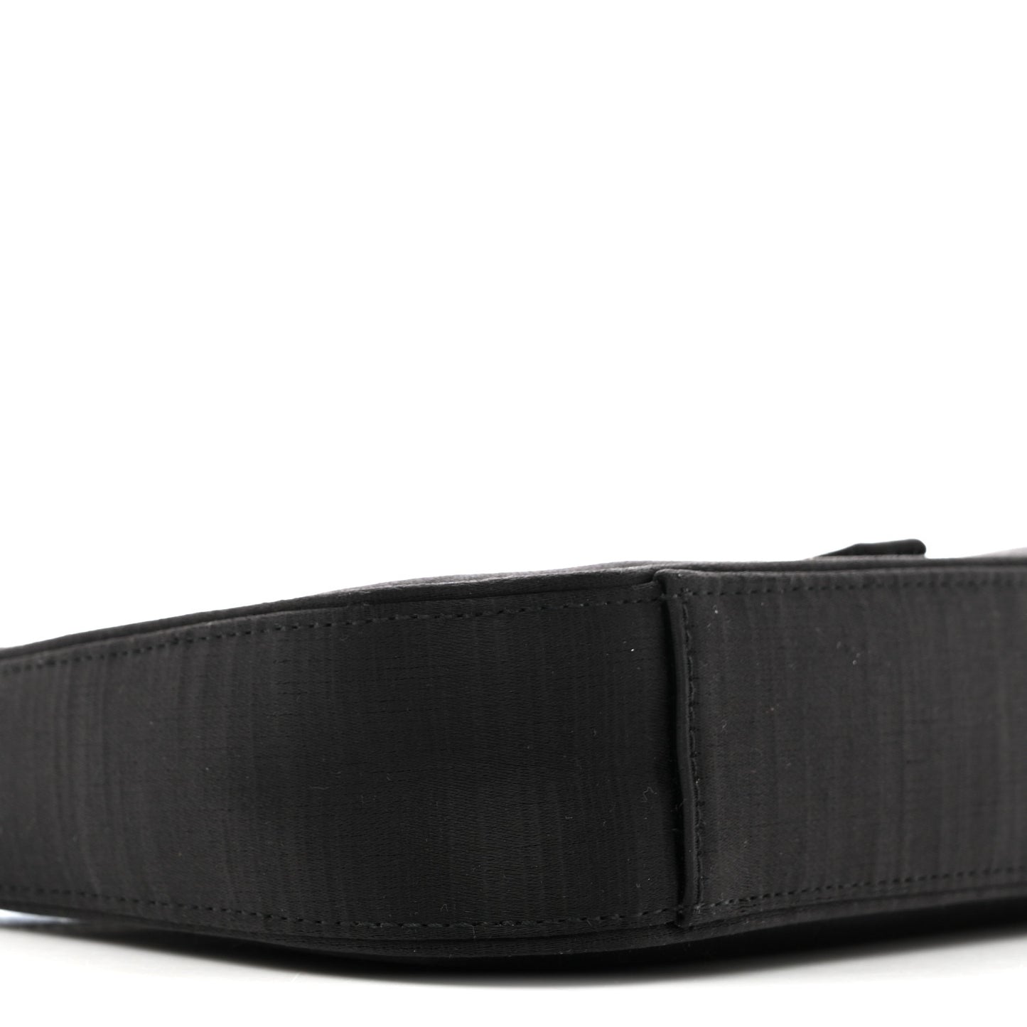 Satin Le 5 A 7 Mini Hobo Black