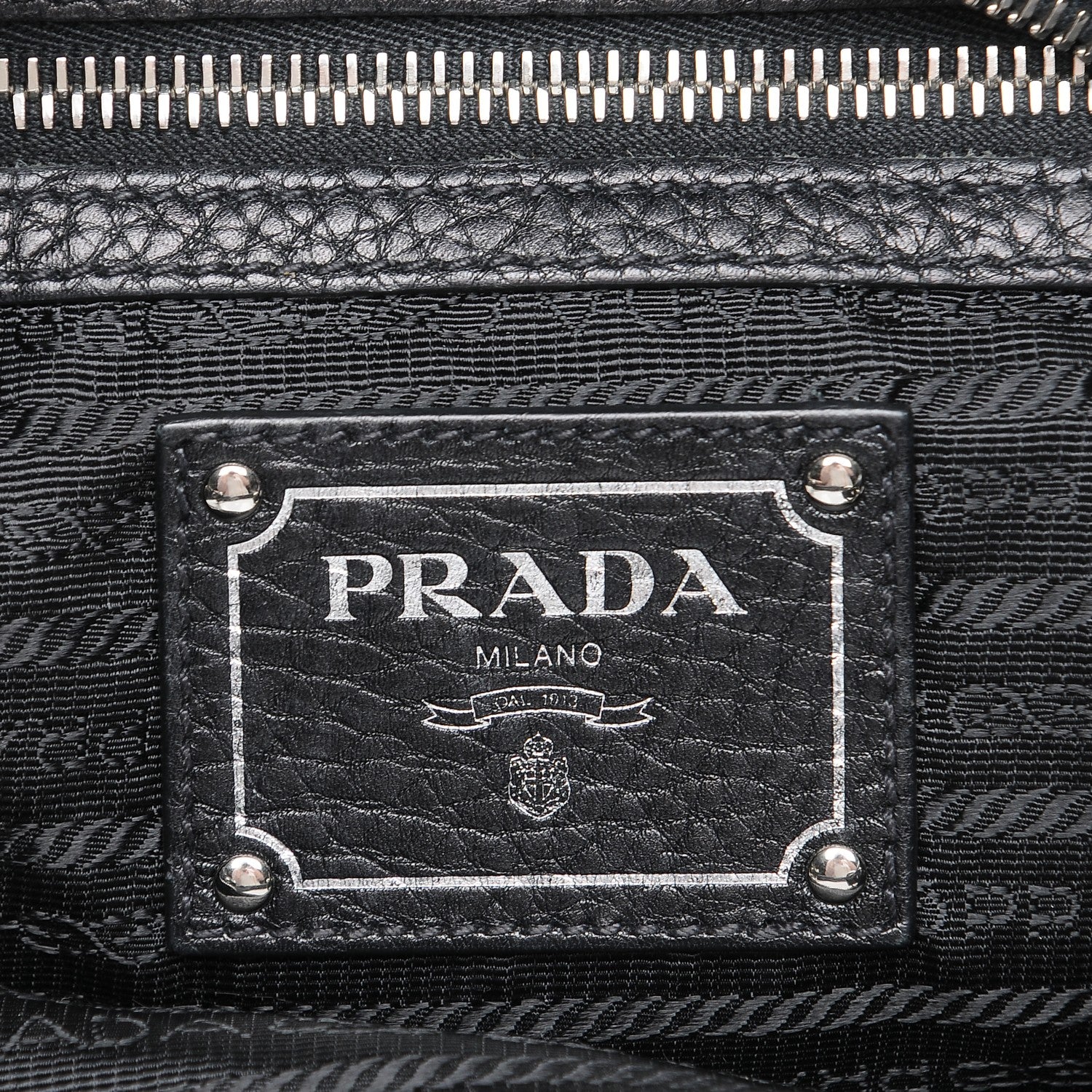 Prada Vitello Daino Hobo Nero Black 4 of 5