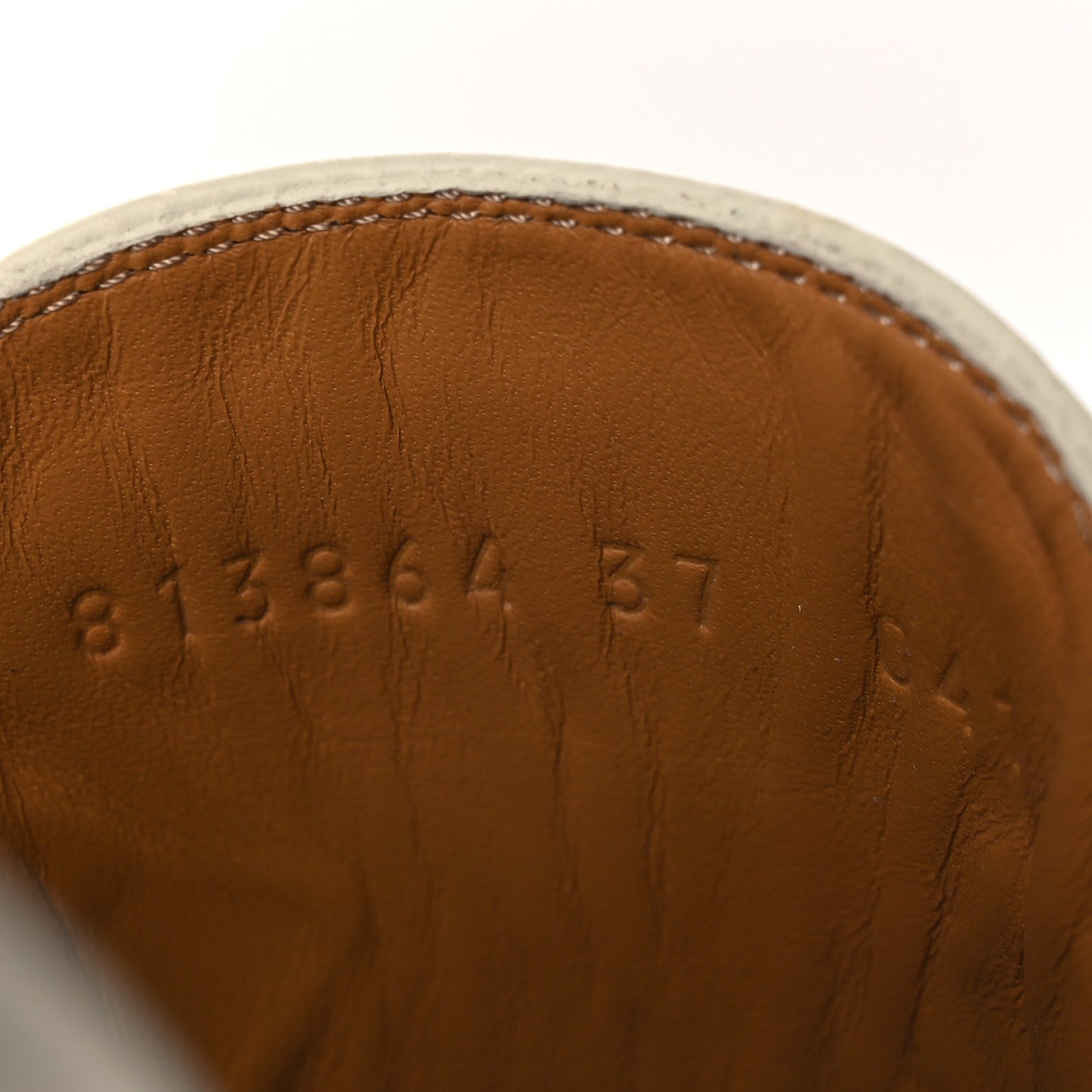 Glamour Calfskin Guccissima Womens Princetown Slippers 37 New Ivoire