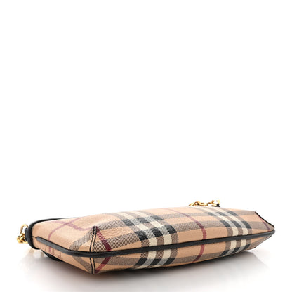 Burberry Haymarket Check Clara Pochette Chocolate 4 of 12