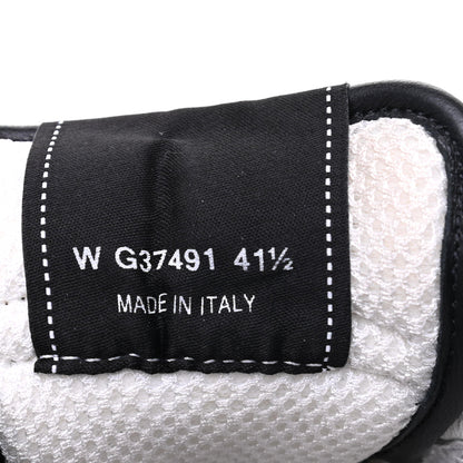 Chanel Calfskin Mesh Lycra Suede Womens Logo Sneakers 41.5 Black 7 of 16
