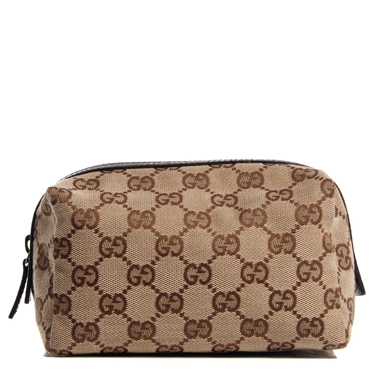 Gucci Monogram Large Cosmetic Case Brown 1 of 7