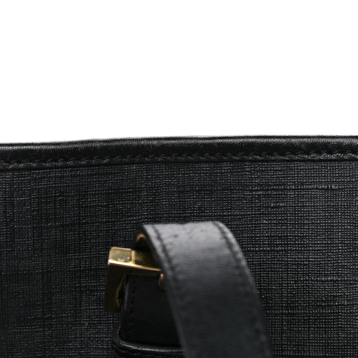 Fendi Zucchino Spalmati Vitello Small Tote Black 14 of 20