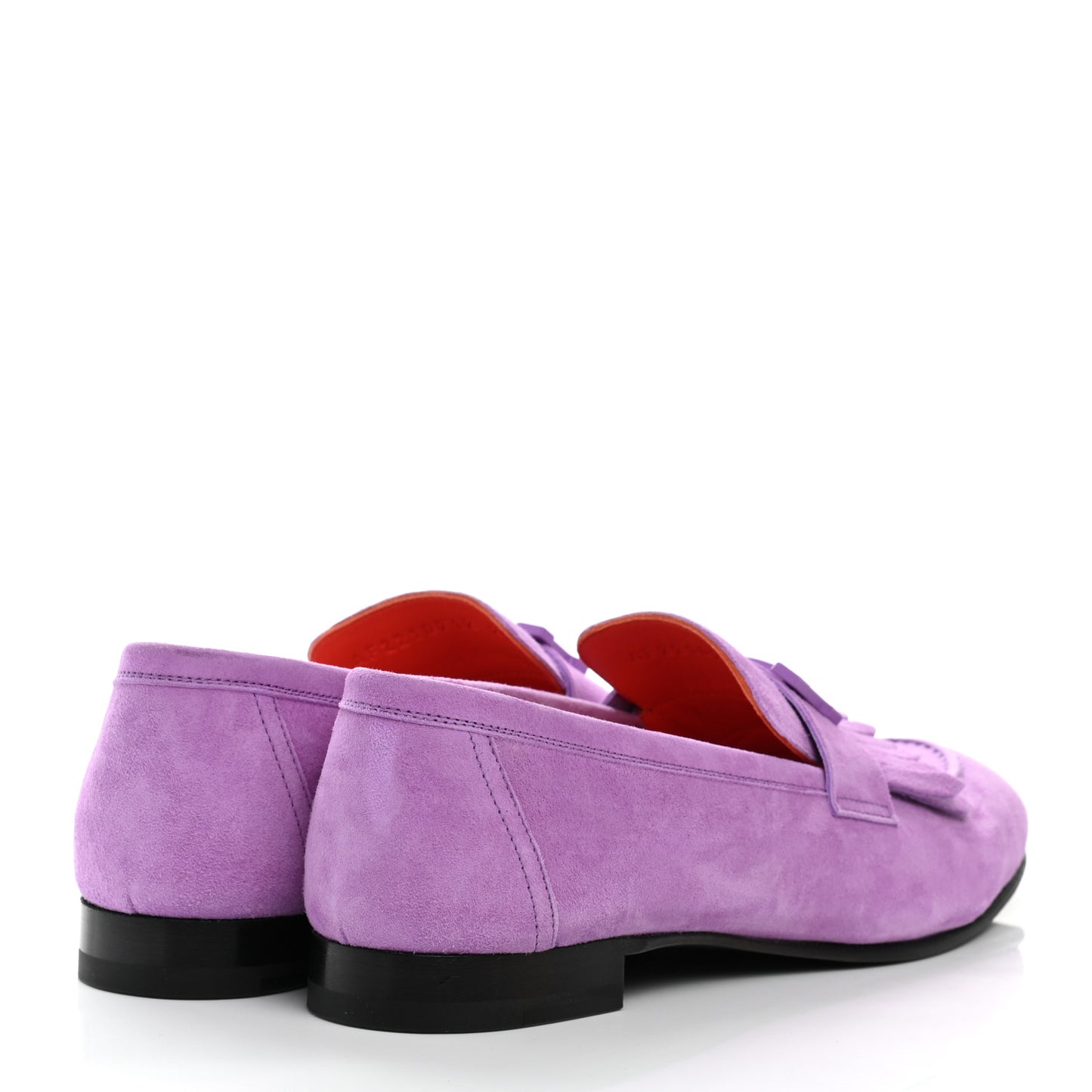 Suede Goatskin Womens Royal Loafers 39 Violet Parme