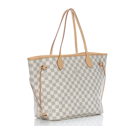 Louis Vuitton Damier Azur Neo Neverfull MM Rose Ballerine 3 of 7