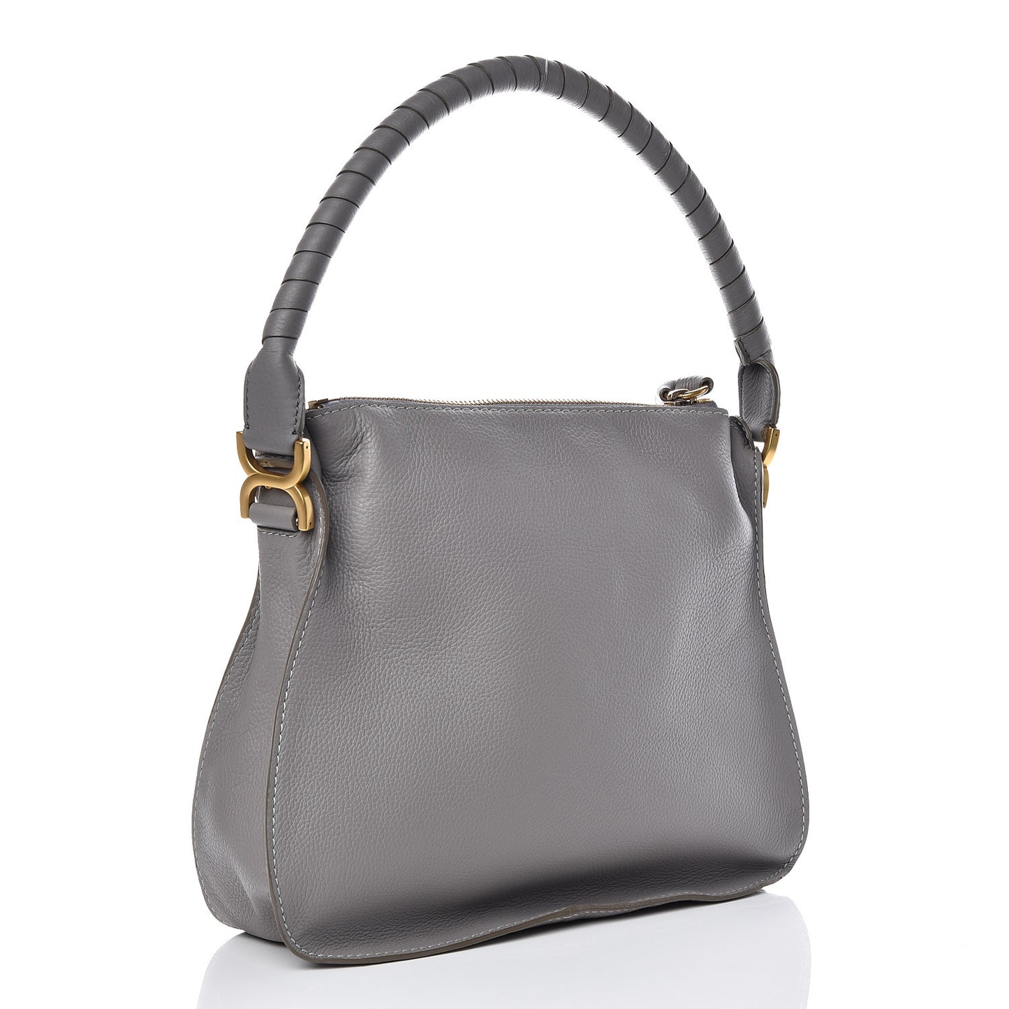 Calfskin Medium Marcie Hobo Cashmere Grey