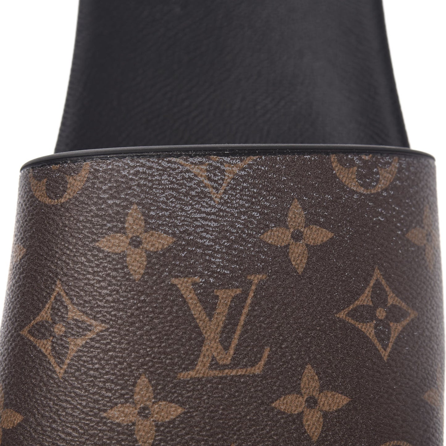 Rubber Monogram Mens Waterfront Mules 11 Macassar