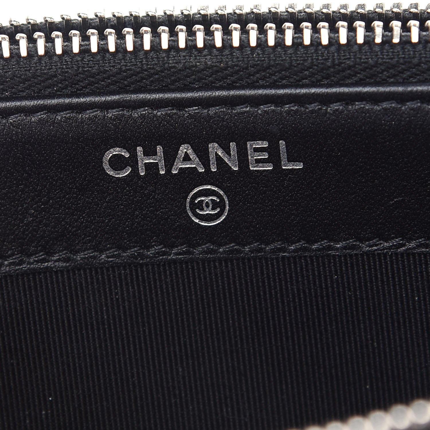 Chanel Iridescent Caviar Quilted Small Clutch With Chain Black 6 of 10