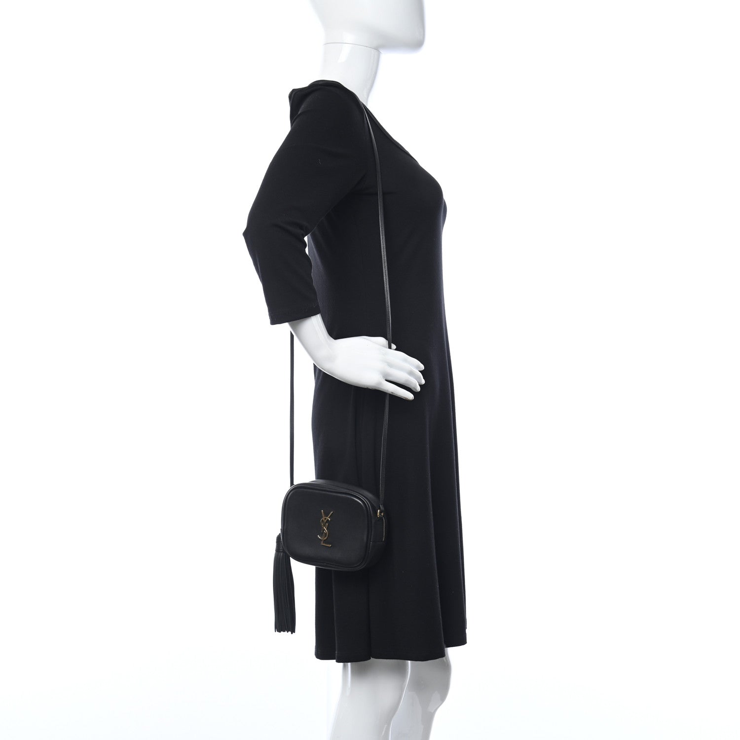 Saint Laurent Nappa Monogram Blogger Bag Black 2 of 10