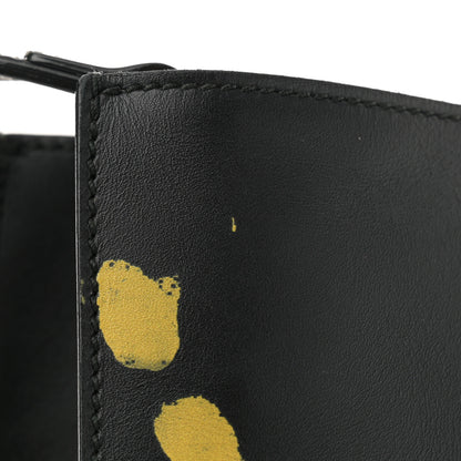 Gucci Calfskin GucciGhost Real Medium XL Tote Black Yellow 11 of 11