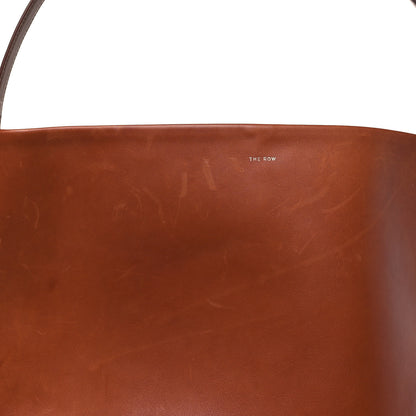 The Row Polished Saddle Calfskin Large N/S Park Tote Cuir 12 of 13