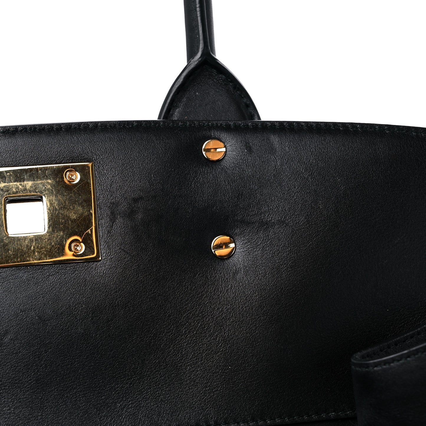 Calfskin Medium Studio Bag Black
