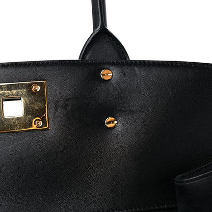 Salvatore Ferragamo Calfskin Medium Studio Bag Black 12 of 16