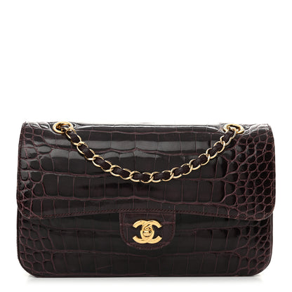 Chanel Alligator Medium Double Flap Purple 1 of 22