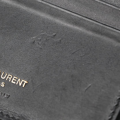 Saint Laurent Toile Monogram Paris East West Wallet Black 9 of 10