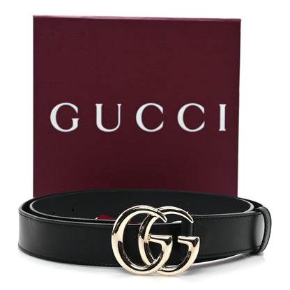 Gucci Plutone Calfskin Double G 30mm Belt 100 40 Black 5 of 5