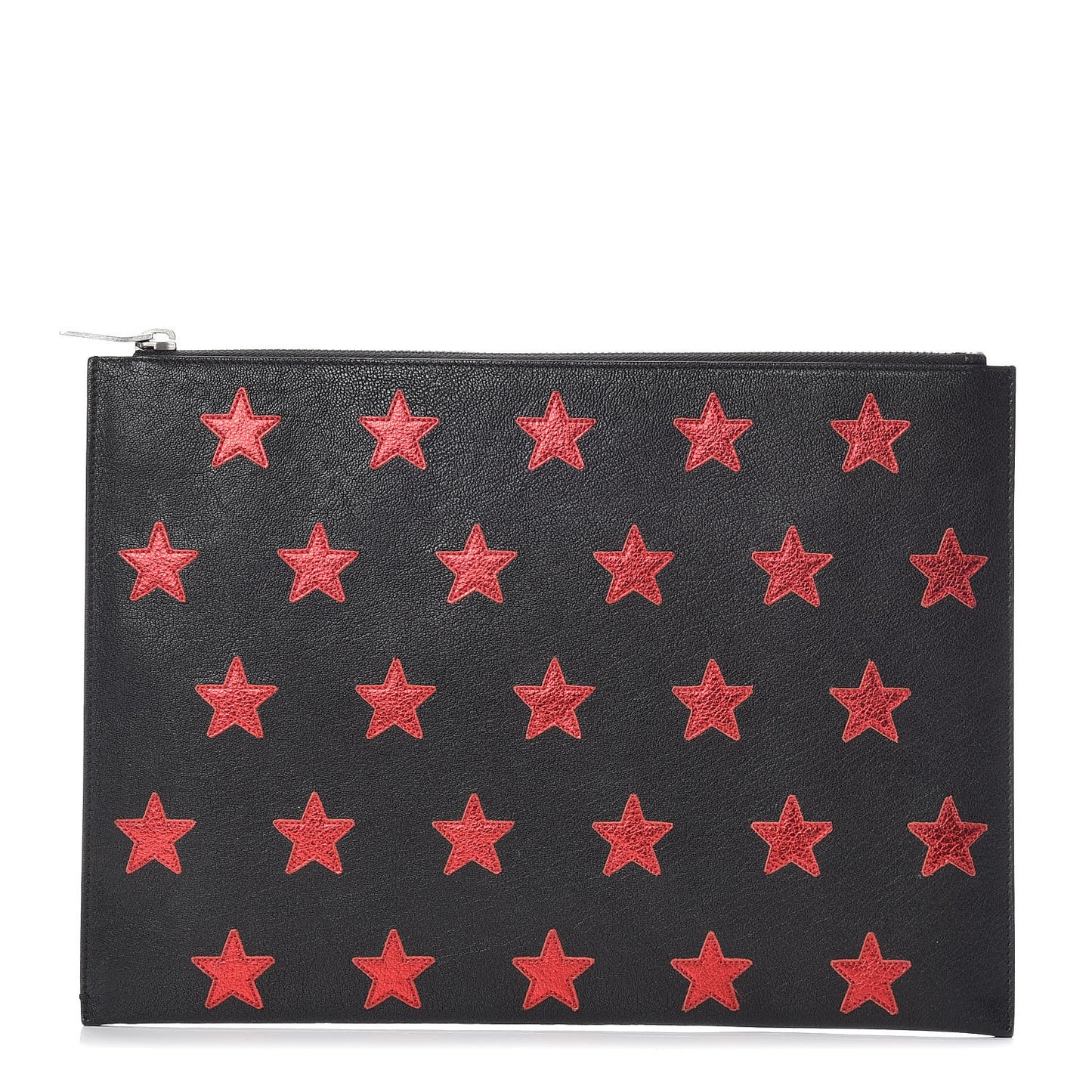 Calfskin Star Rider iPad Pouch Black