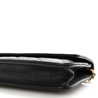 Chanel Caviar Quilted Wallet on Chain WOC Black 10 of 10