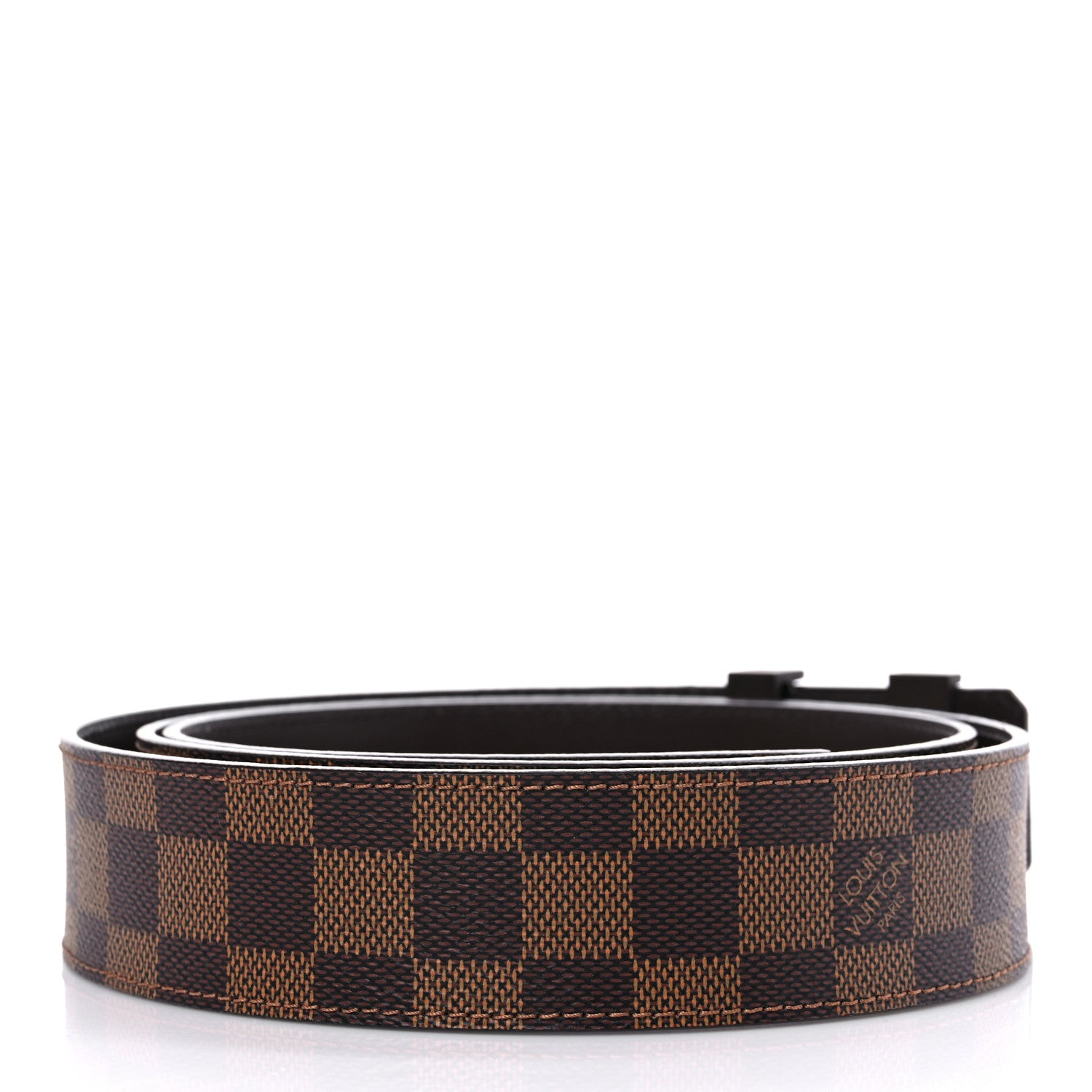 Louis Vuitton Damier Ebene 40mm LV Initiales Belt 120 48 2 of 5