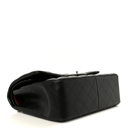 Chanel Lambskin Quilted Jumbo Double Flap Black 4 of 12