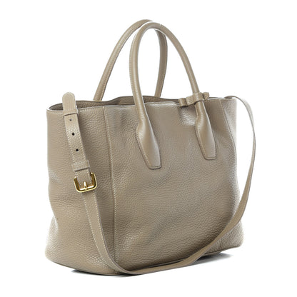 Prada Vitello Daino Tote Argilla 3 of 17