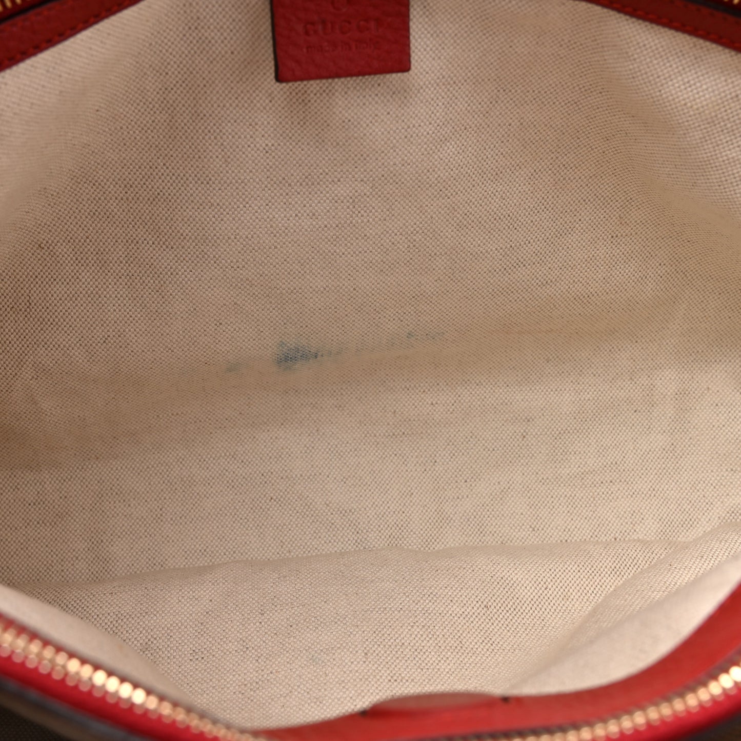 Pebbled Calfskin Medium Bamboo Shopper Tote Red