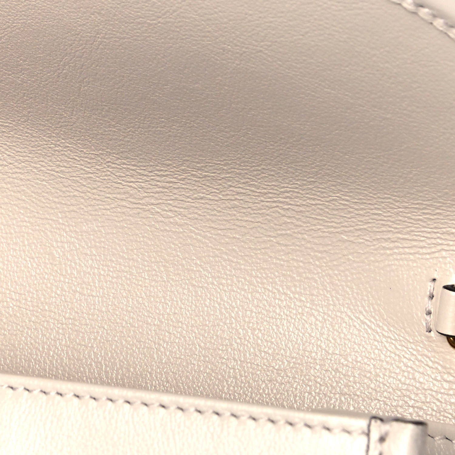 Gucci Textured Calfskin Web Mini Rajah Slim Flap Shoulder Bag Mystic White 10 of 10