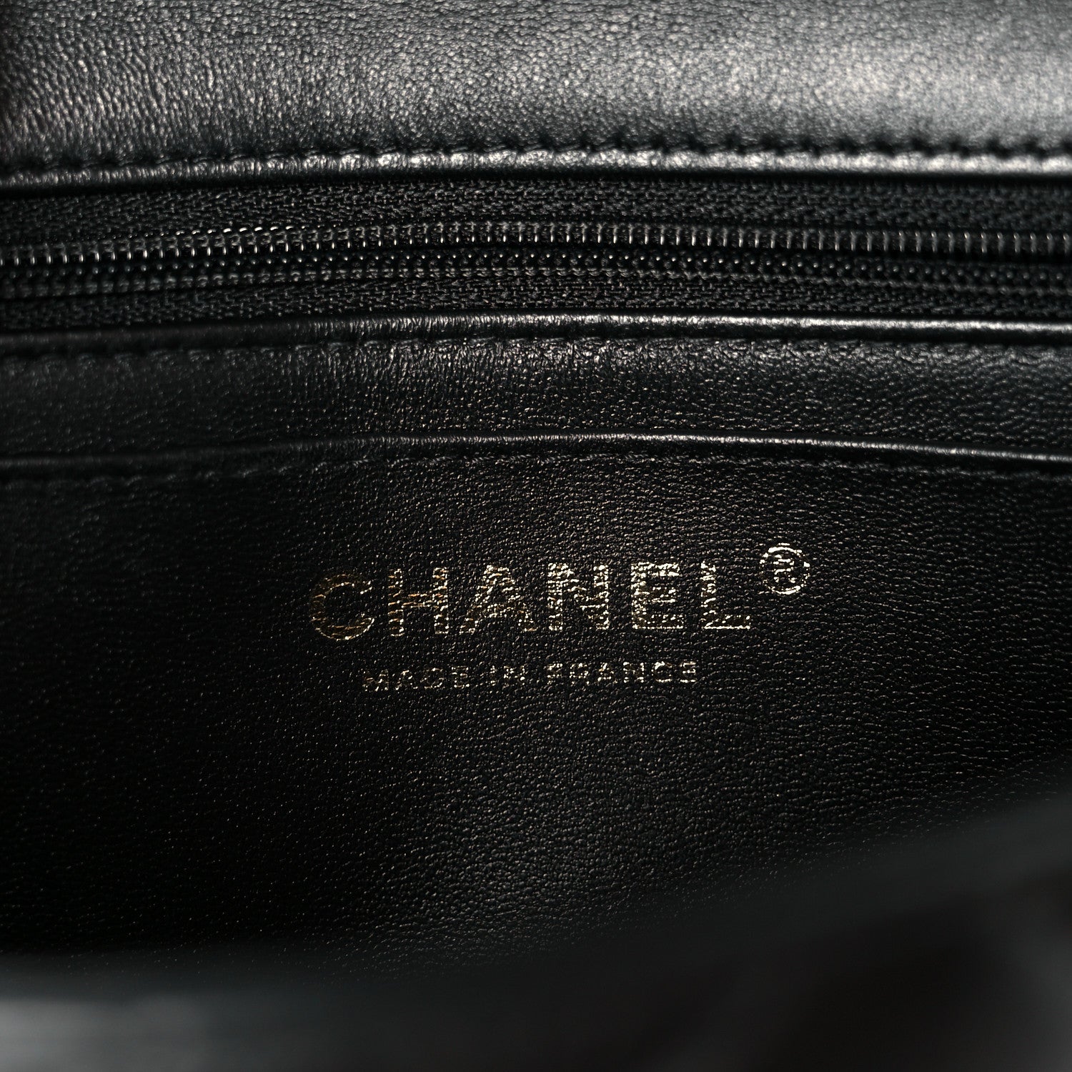 Chanel Lambskin Quilted Mini Top Handle Rectangular Flap Black 6 of 12