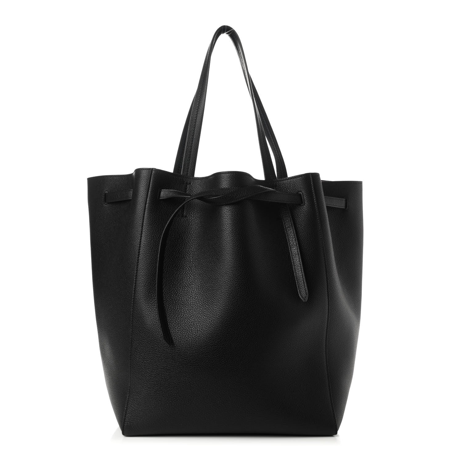 Celine Soft Grained Calfskin Medium Belt Cabas Phantom Black 1 of 10