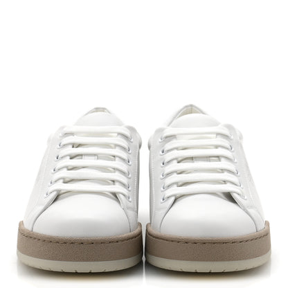 Fendi Calfskin Womens Fendi Match Low Top Sneakers 36.5 White Beige 3 of 9