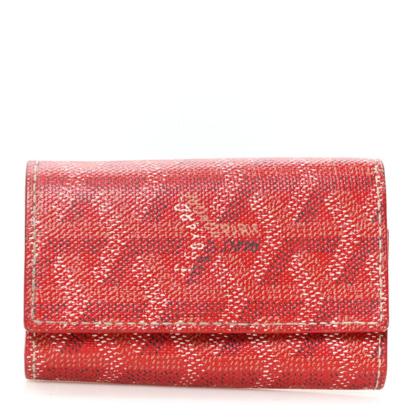 Goyard Goyardine Saint Michel 6 Key Holder Red 1901447 – FASHIONPHILE