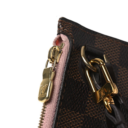 Louis Vuitton Damier Ebene Neverfull MM GM Pochette Rose Ballerine 10 of 10