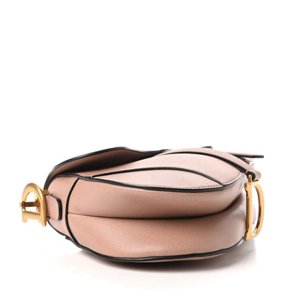 Christian Dior Grained Calfskin Saddle Bag Pink 4 of 10