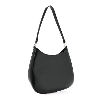 Prada Spazzolato Cleo Shoulder Bag Black 3 of 11