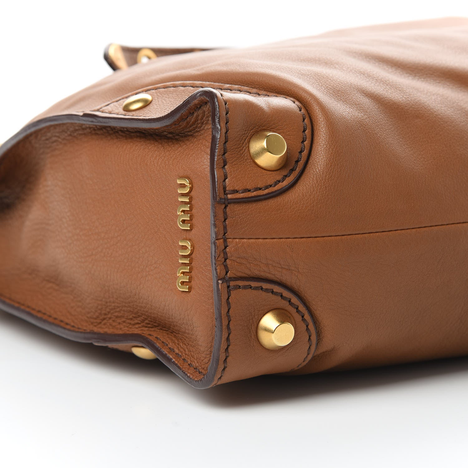 Miu Miu Soft Calfskin Sacca Sughero 9 of 14