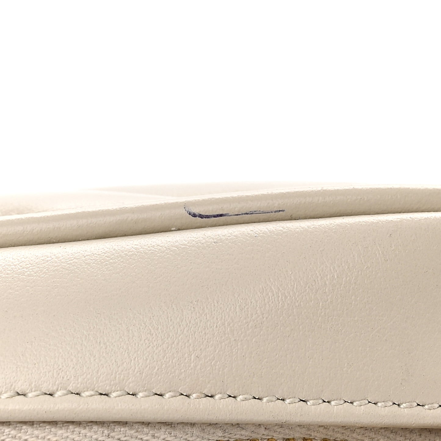 Calfskin Matelasse Monogram Lou Belt Bag Ivory
