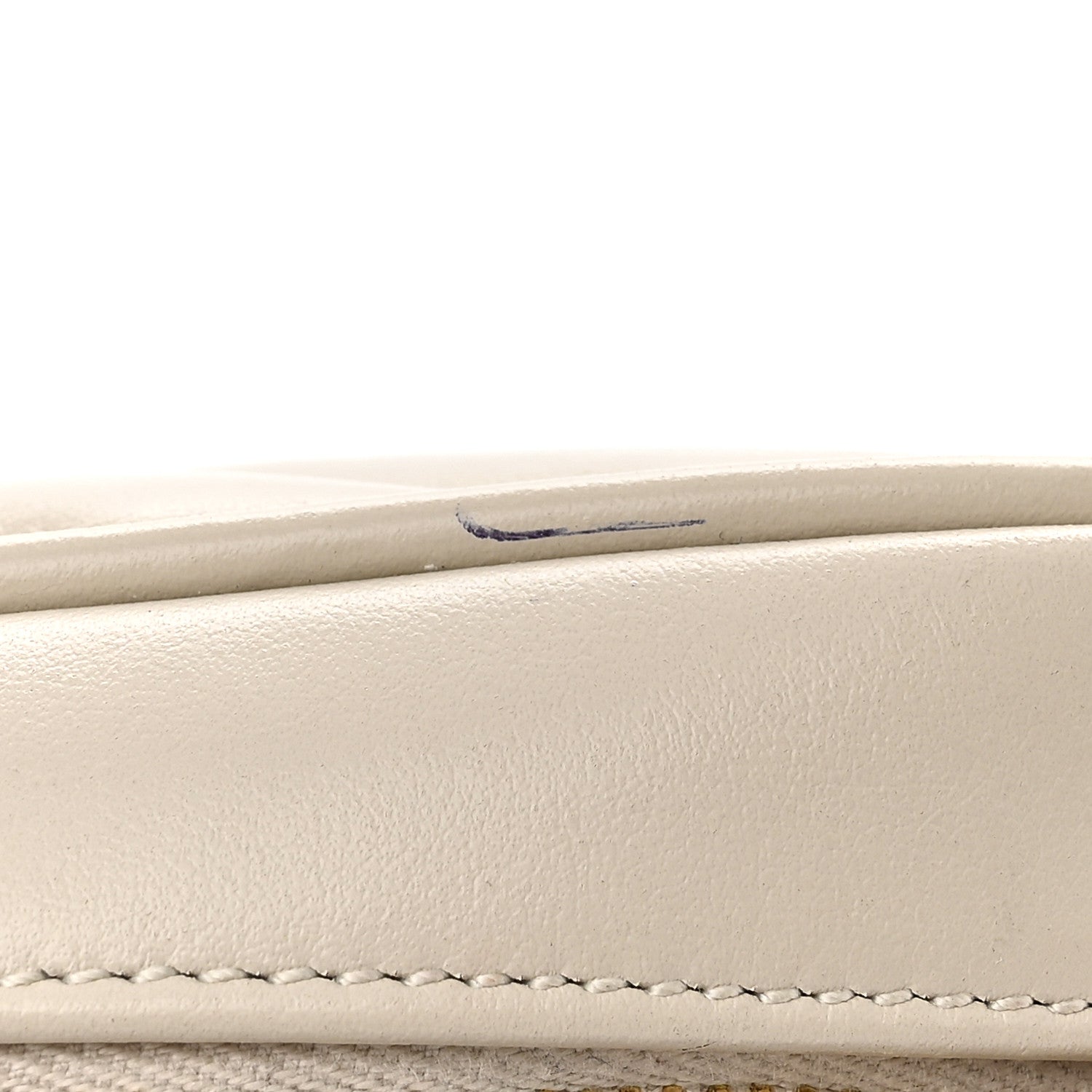 Saint Laurent Calfskin Matelasse Monogram Lou Belt Bag Ivory 11 of 11