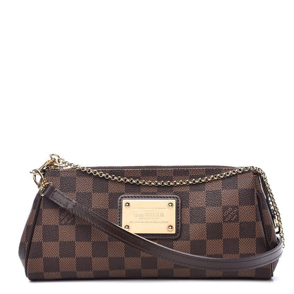 Louis Vuitton Damier Ebene Eva Clutch 1 of 10
