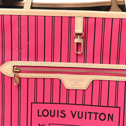 Louis Vuitton Monogram Inside Out Neverfull Bandouliere MM Rose Pondichery 13 of 15