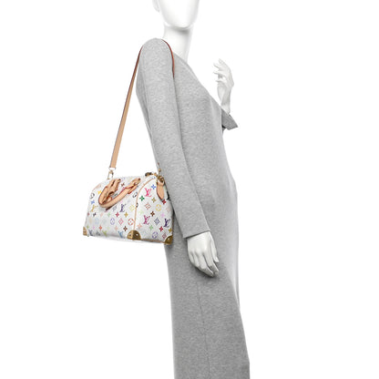 Louis Vuitton LV X TM Monogram Multicolor Speedy Bandouliere 25 White 2 of 9
