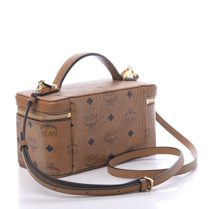 MCM Visetos Vanity Case Cognac 3 of 9