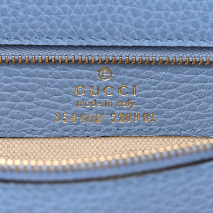 Gucci Dollar Calfskin Small Swing Tote Mineral Blue 5 of 8