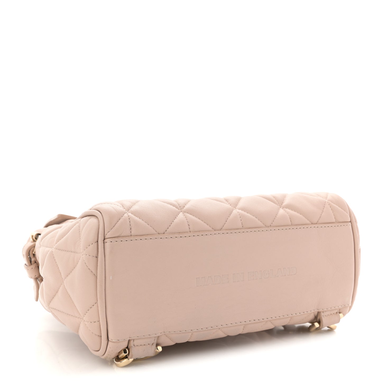 Nappa Quilted Mini Cara Delevingne Convertible Bag Oatmeal