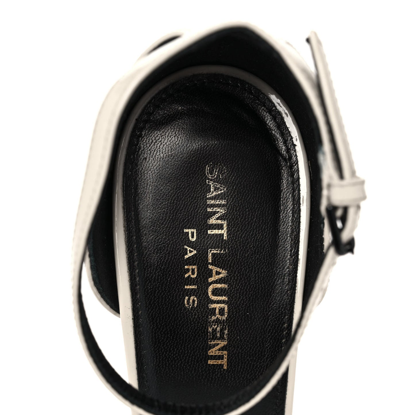 Patent Calfskin 110 Opyum Sandals 38 Neutro