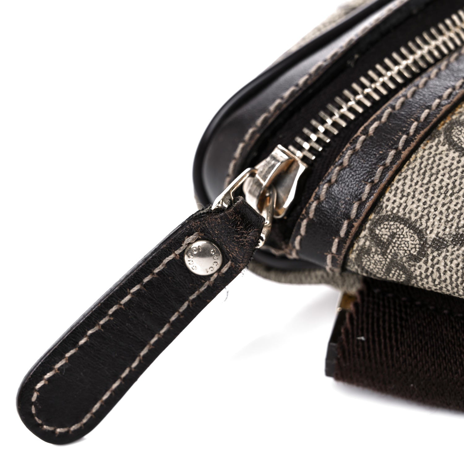 Gucci GG Supreme Monogram Belt Bag Dark Brown 21 of 26